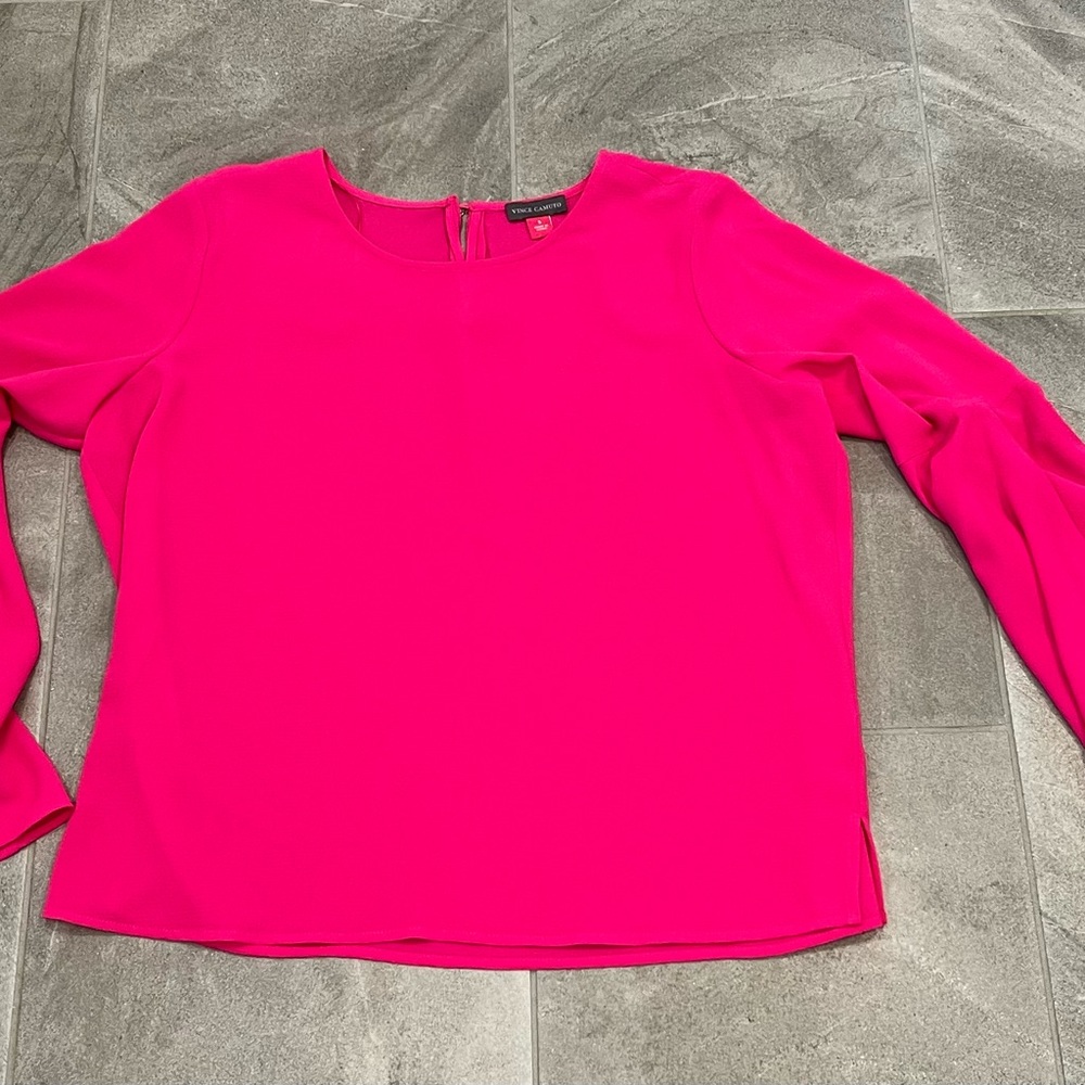 Vince Camuto Hot Pink Blouse